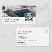 Copywriter QR Code Logo Social Media Visitekaartje (Voorkant / Achterkant)