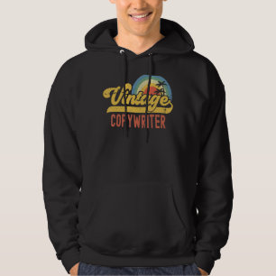 Copywriter Sunset Profession Retro job Tit Hoodie