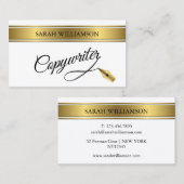 Copywriter Visitekaartje (Voorkant / Achterkant)