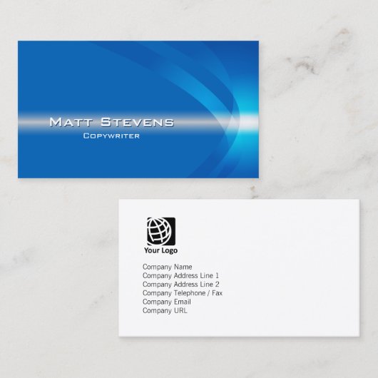 Copywriter Visitekaartje lichtstroom (Voorkant / Achterkant)
