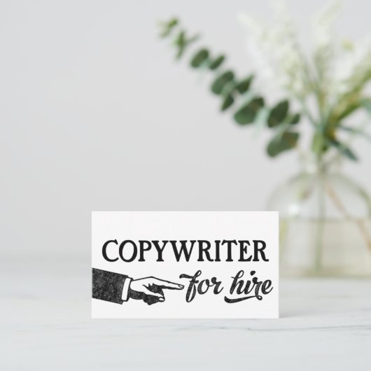 Copywriter Visitekaartjes - Koel  (Staand voorkant)