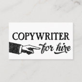 Copywriter Visitekaartjes - Koel (Voorkant)