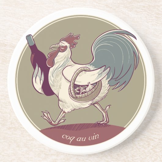 Coq au Vin onderzetter (Voorkant)