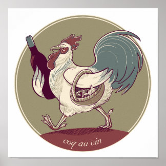 Coq au Vin Print