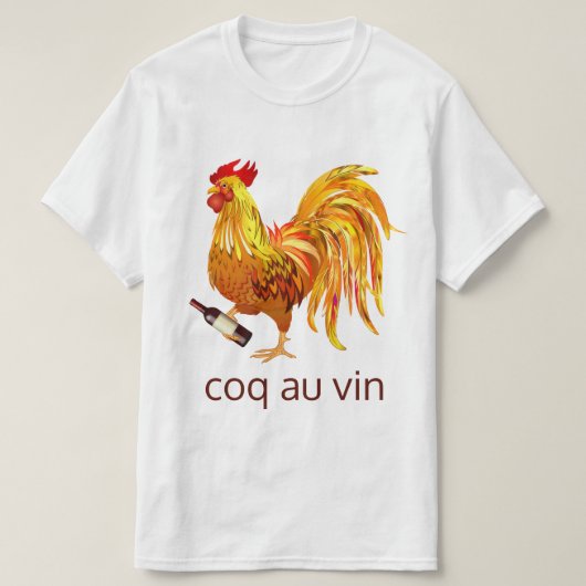 Coq au Vin T-shirt (Design voorkant)