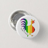 Coq Gras - knop Ronde Button 3,2 Cm (Voorkant /achterkant)