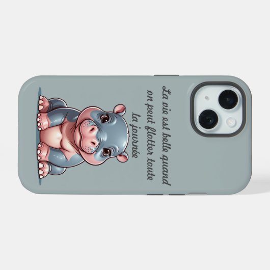 Coque de téléphone iPhone 15 case (Achterkant horizontaal)