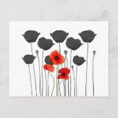 coquelicot briefkaart (Voorkant)