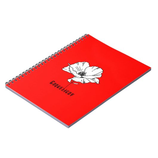 Coquelicot Notitieboek (Linkerzijde)