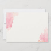 "Coquelicots"-handelskaart Bedankkaart (Achterkant)