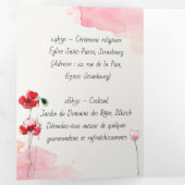 Coquelicots-programma Drieluik Programma (Binnenzijde eerst)