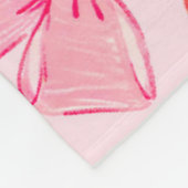 Coquette Aardbei Sherpa Blanket Fleece Deken (Hoek)