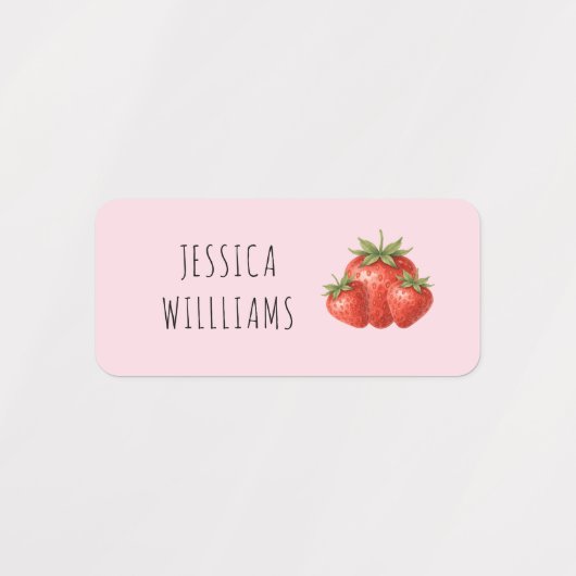 Coquette Aardbei Terug naar School Kleding Kinder Labels (Design 2)