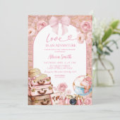 Coquette Adventure Travel Thema Vrijgezellenfeest  Kaart (Staand voorkant)