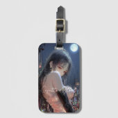 Coquette Aesthetic / Dark fantasy girl Bagagelabel (Voorkant (verticaal))