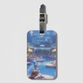 Coquette Aesthetic / Dark fantasy girl Bagagelabel (Voorkant (verticaal))