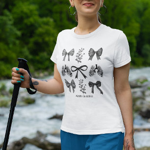 Coquette Astma Awareness B&W allergie T-shirt