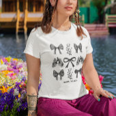 Coquette Astma Awareness B&W allergie T-shirt