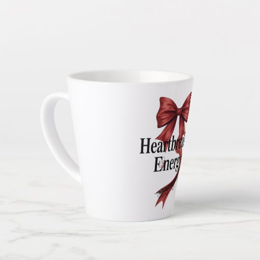 Coquette Baddie Aesthetic with Red Ribbon Latte Mok (Linkerhoek)