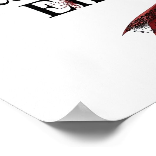 Coquette Baddie Aesthetic with Red Ribbon Poster (Hoek)