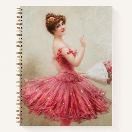 Coquette Ballerina Notitieboek (Voorkant)