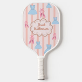 Coquette Ballet Gepersonaliseerde Naam & Slogan Pickleball Paddle