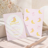 Coquette Bananas Baby Shower Kaart