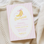 Coquette Bananas Baby Shower Kaart