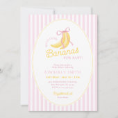 Coquette Bananas Baby Shower Kaart (Voorkant)