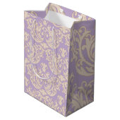 Coquette Barok Lavendel Cadeautas (Achterkant Gekanteld)