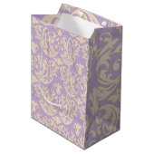 Coquette Baroque Lavender Gift Bag Medium Cadeauzakje (Voorkant Gekanteld)