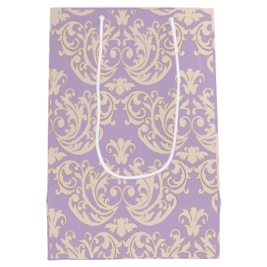 Coquette Baroque Lavender Gift Bag Medium Cadeauzakje (Achterkant)