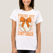 Coquette Baseball Strike Out Nierkanker T-shirt (Voorkant)