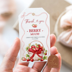 Coquette Bedankt Berry Much Cadeaulabel