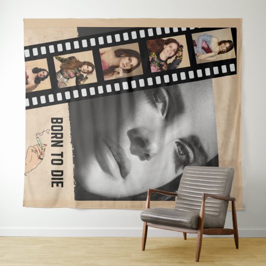 Coquette Beige Tropico 90s Aesthetische Lana Del R Wandkleed (In Situ (horizontaal))