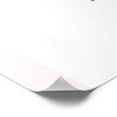 Coquette Berry Eerste Verjaardag DIGITALE poster (Hoek)