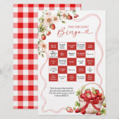 Coquette Berry in Liefde Bingo Games Kaart (Voorkant / Achterkant)