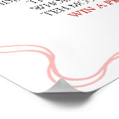 Coquette Berry in Liefde Ring Hunt Spelbord Poster (Hoek)