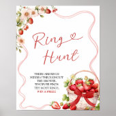 Coquette Berry in Liefde Ring Hunt Spelbord Poster (Voorkant)