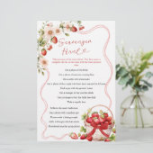 Coquette Berry in Liefde Scavenger Hunt Games Kaar