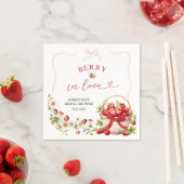 Coquette Berry in Liefde Vrijgezellenfeest servett Servet (Insitu)