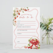 Coquette Berry in Love adviseert bruid om een spel (Staand voorkant)