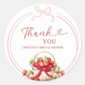 Coquette Berry in Love Dank u Sticker (Voorkant)