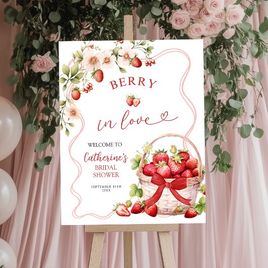 Coquette Berry In Love Vrijgezellenfeest Welkomstb Poster