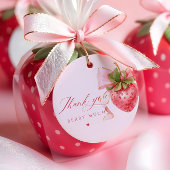 Coquette Berry Sweet Baby shower Bedankjes Labels