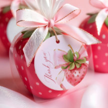 Coquette Berry Sweet Baby shower Favorietentjes