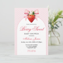 Coquette Berry Sweet Baby Shower