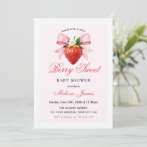 Coquette Berry Sweet Baby Shower