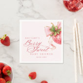 Coquette Berry Sweet Baby shower Servet (Insitu)