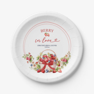 Coquette Berry verliefd Bruiloftsfeest Papieren Bo Bordje